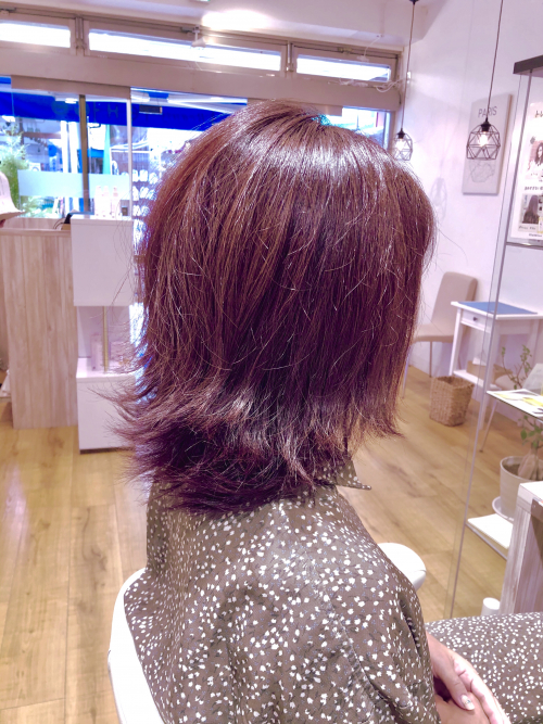 白髪染めでも色味楽しめます 本郷通り 下赤塚 大山 文京区の美容室 ヘアサロン Ich Go イチゴ
